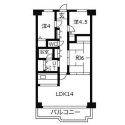 ジャルダン神戸の物件間取画像